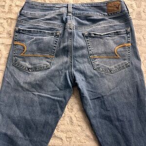 American eagle cropped super stretch jeans